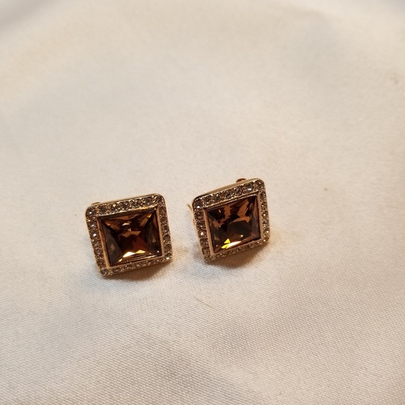 unknown Jewelry - Stunning Brown Quartz Earrings unknown Jewelry - Stunning Brown Quartz Earrings